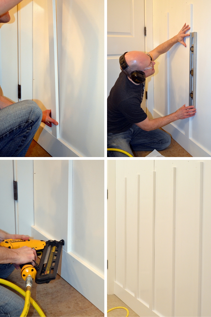 True Board and Batten a tutorial on installing on textured walls