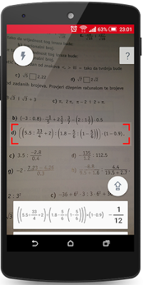تطبيق PhotoMath لحل المسائل الرياضية كامل للأندرويد