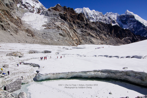 Crossing Cho La Pass via Dzongla