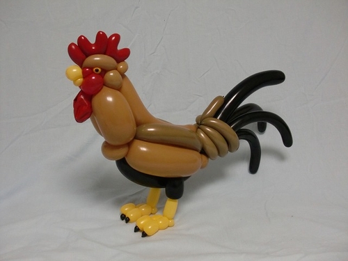31-Rooster-Masayoshi-Matsumoto-isopresso-3D-Balloon-Sculptures-Animals-Insects-and-Human-www-designstack-co