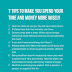 Tips To Make You Spend Your Time And Money More Wisely