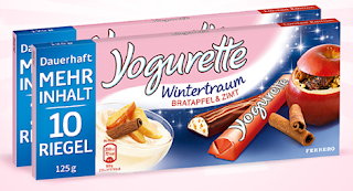  100 Tester für die Sondersorte Bratapfel-Zimt von Yogurette