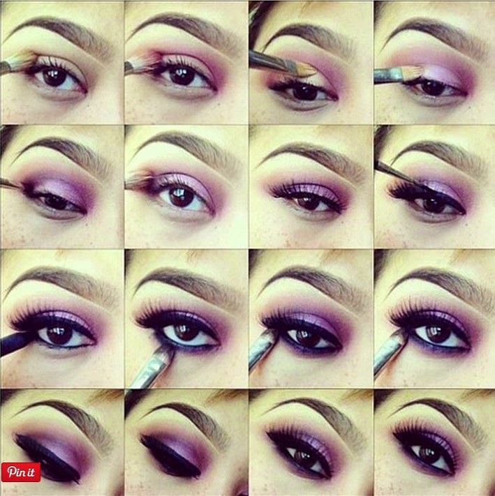 Beautiful Purple Eyeliner And Eye Shadow Tutorial Style Hunt World