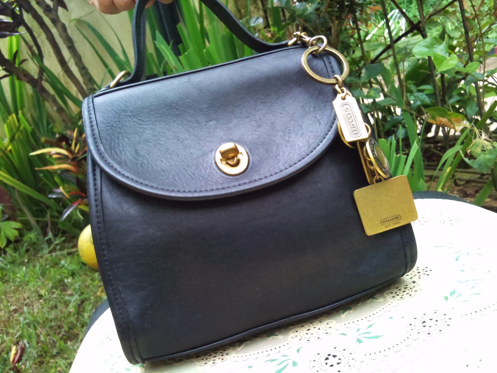 TAS COACH KULIT HITAM ASLI AUTHENTIC SECOND | Abee's Kiosk: TAS COACH