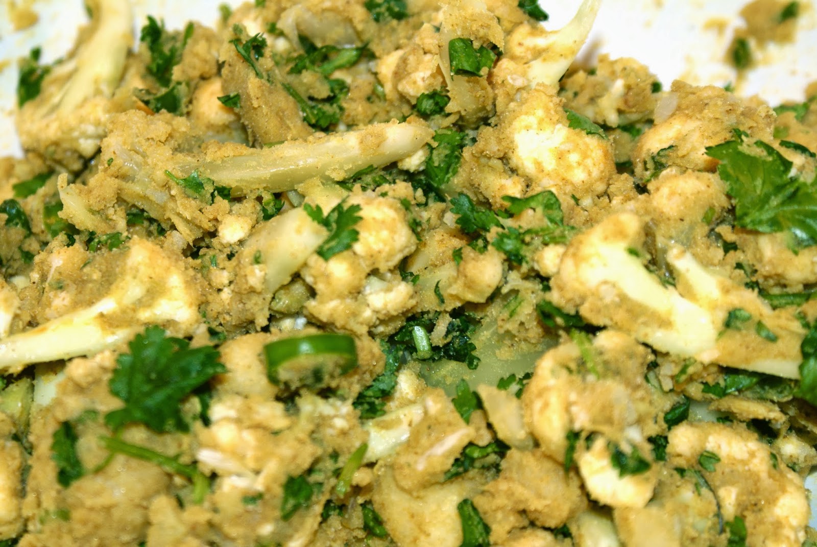 Nepali Tummy!! Cauliflower Pakoras Recipe )