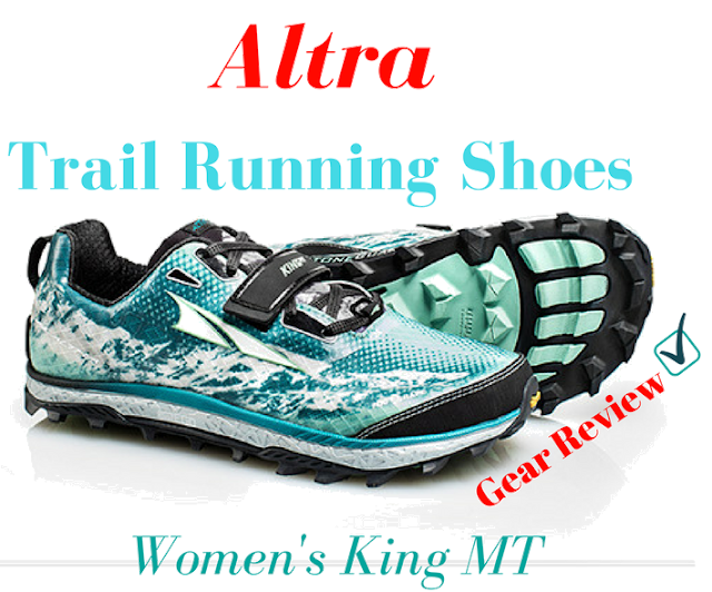 Altra Trail Running Shoes Women's King MT Girl on a Hike