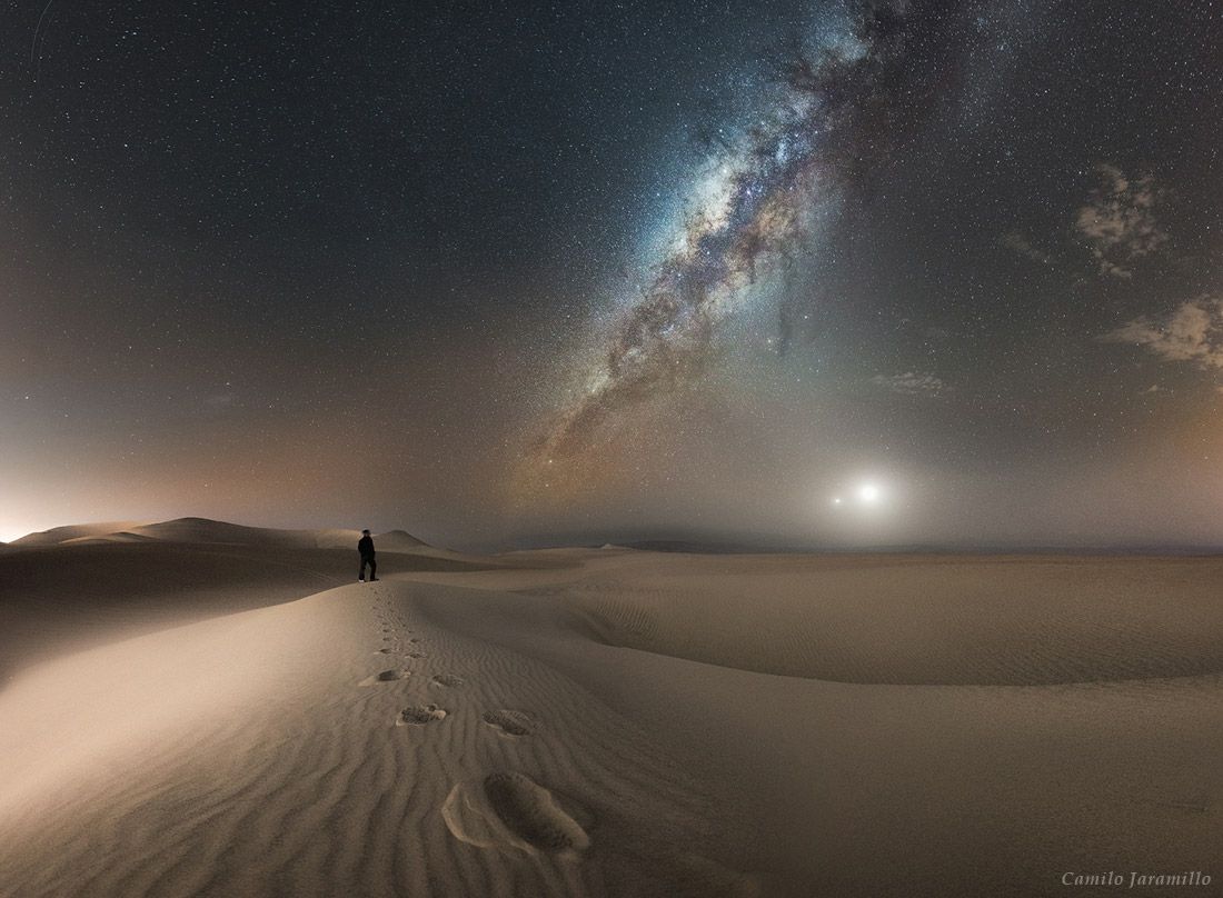 ICArte Paisaje nocturno del desierto de Huacachina triunfa en The 2017