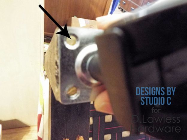 The D. Lawless Hardware Blog: How to Add Casters to a Chair