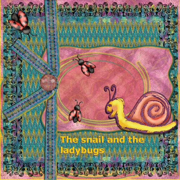 July 2016-Snail and ladybugs