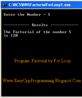 C Program To Find Factorial Using Recursion C