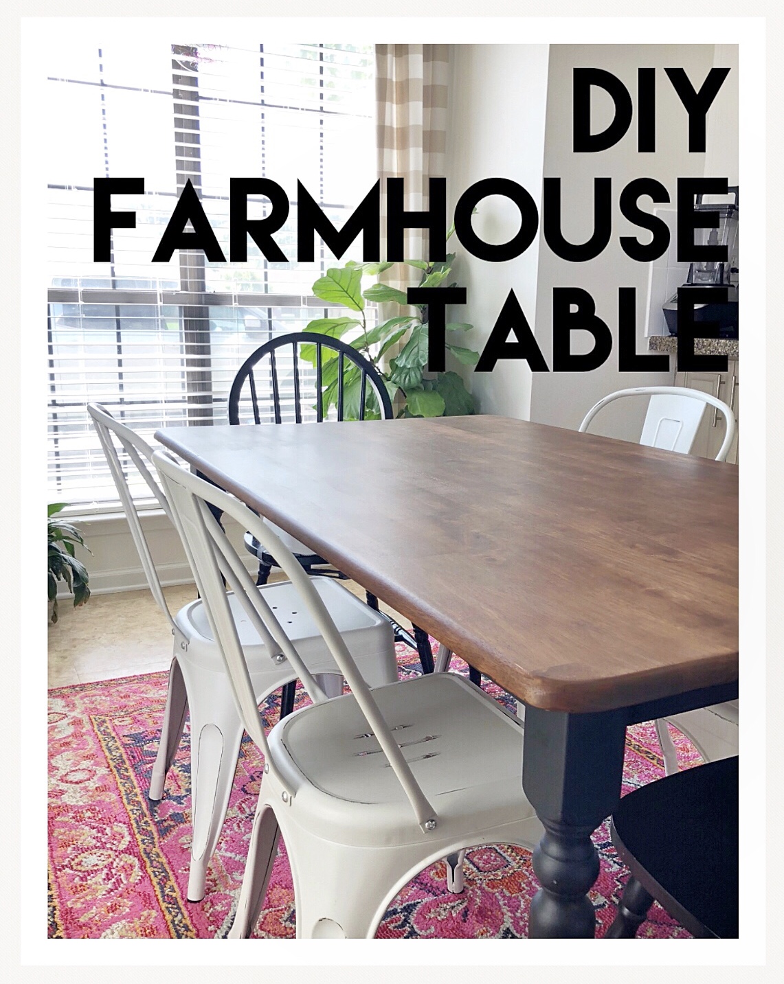 DIY Farmhouse Table