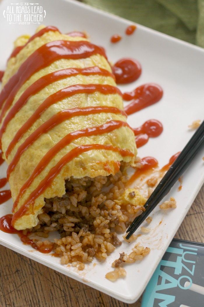 Omurice (Japanese Rice Omelet) inspired by Tampopo