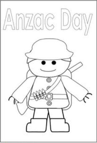 Anzac Day Drawings Print 2016 Anzac Color-In Activities for Primary