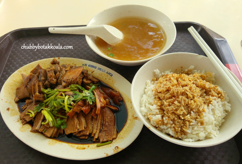 Chubby Botak Koala Singapore Food Blog Travel And Lifestyle Ah Seng Braised Duck Rice Enjoyable Braised Duck