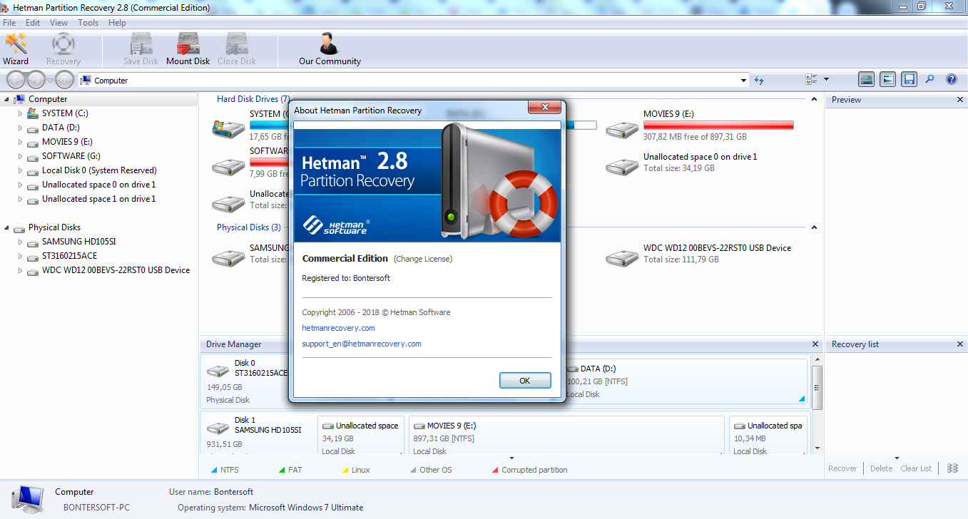 hetman partition recovery 2.8