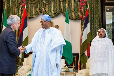Photos: President Buhari receives outgoing ambassadors of Iran and China