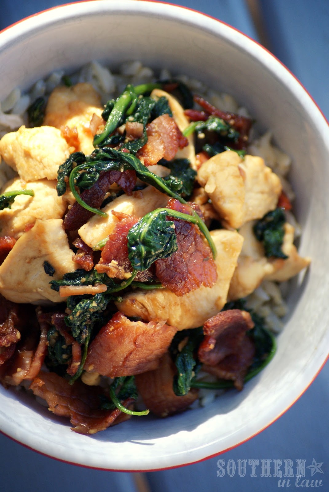 Southern In Law Recipe Chicken And Bacon Rice Bowl southern-in-law-recipe-chicken-and-bacon-rice-bowl