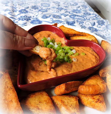 Spiced Bean Dip & Pita Crisps