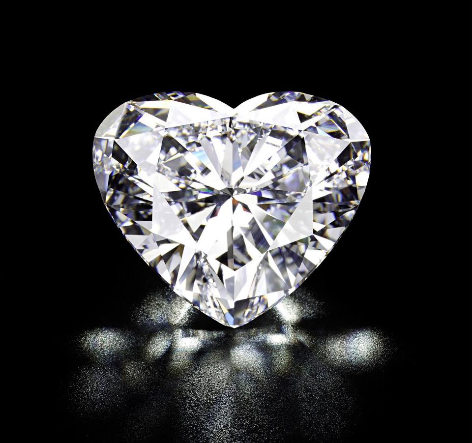 I love diamonds collection. Сердечко из бриллиантов.