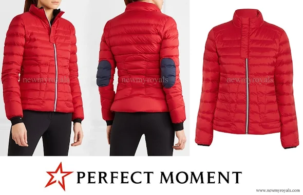 Kate Middleton wore PERFECT MOMENT Mini Duvet quilted down ski jacket