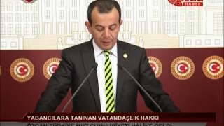 Mecliste Yaptığı Basın toplantısında Farklı nedenlerle Türkiye'ye giriş yapanların