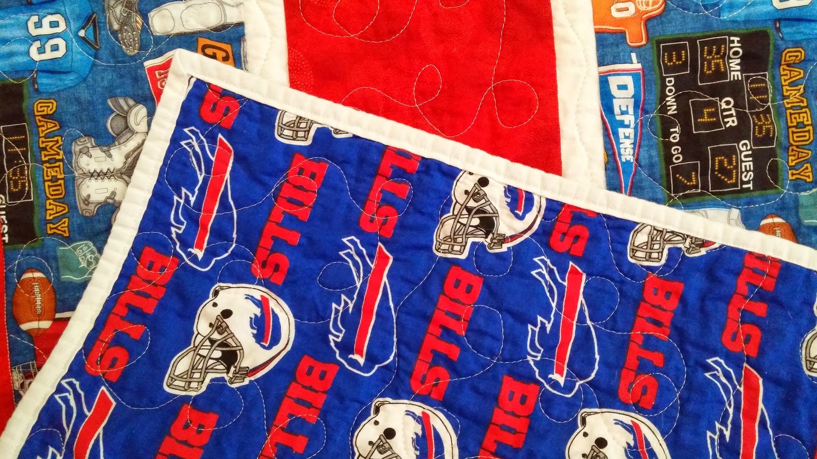 Love My Fiber Buffalo Bills Quilt