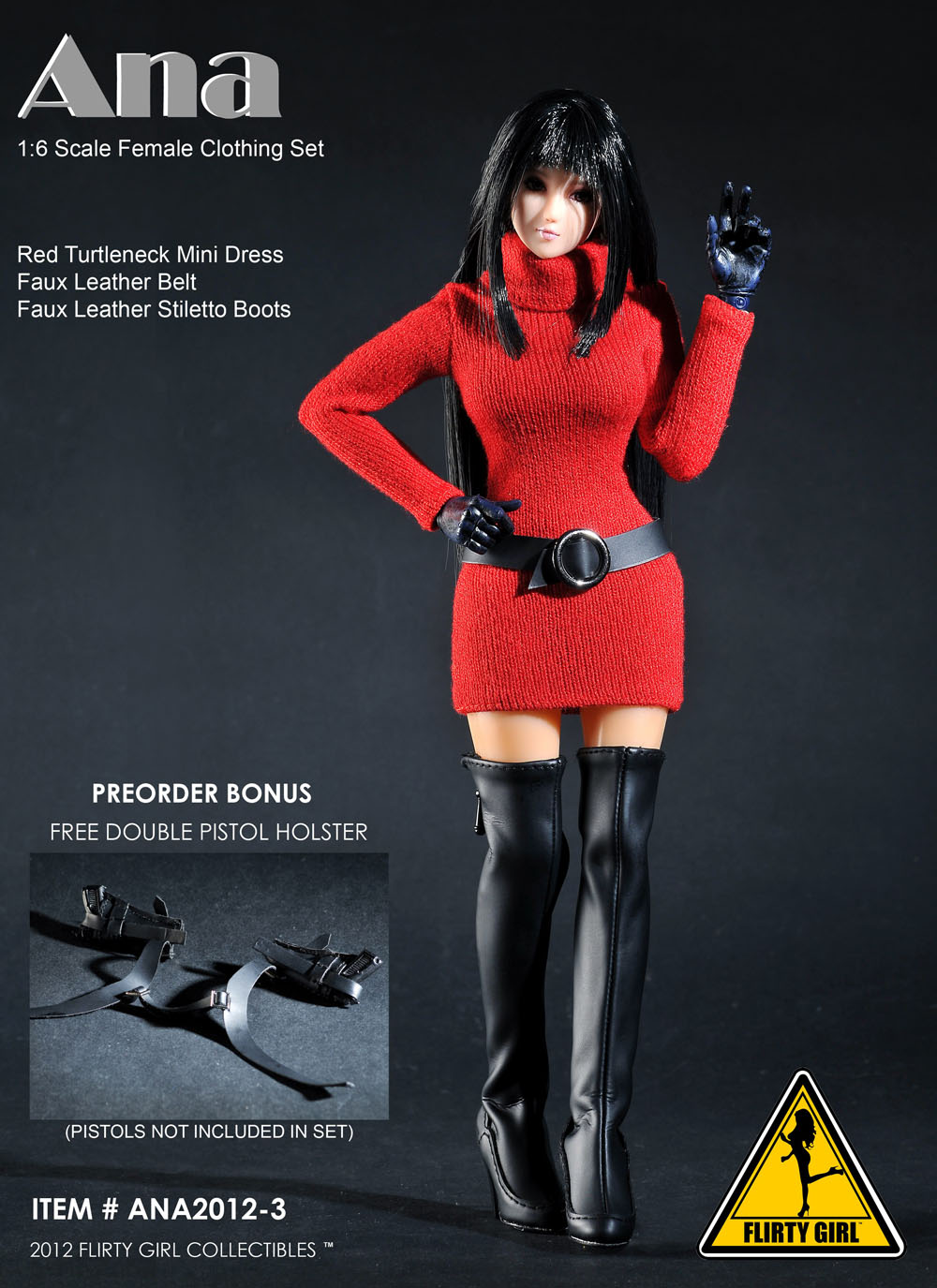 Incoming: Flirty Girl Collectibles 1/6th scale ANA Female Clothing Set.
