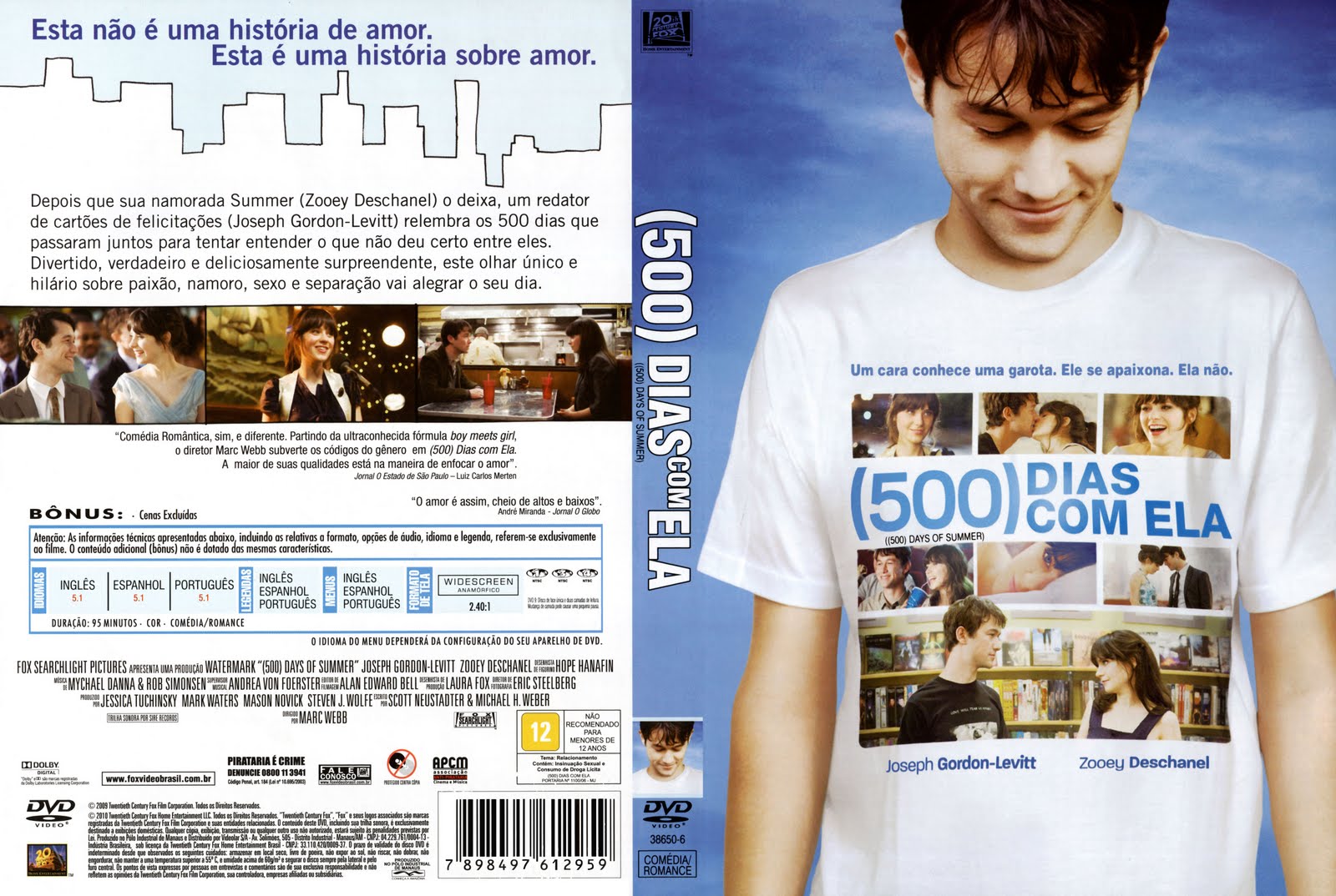 500 days of summer  (500) dias com ela, Filmes, Filmes online grátis