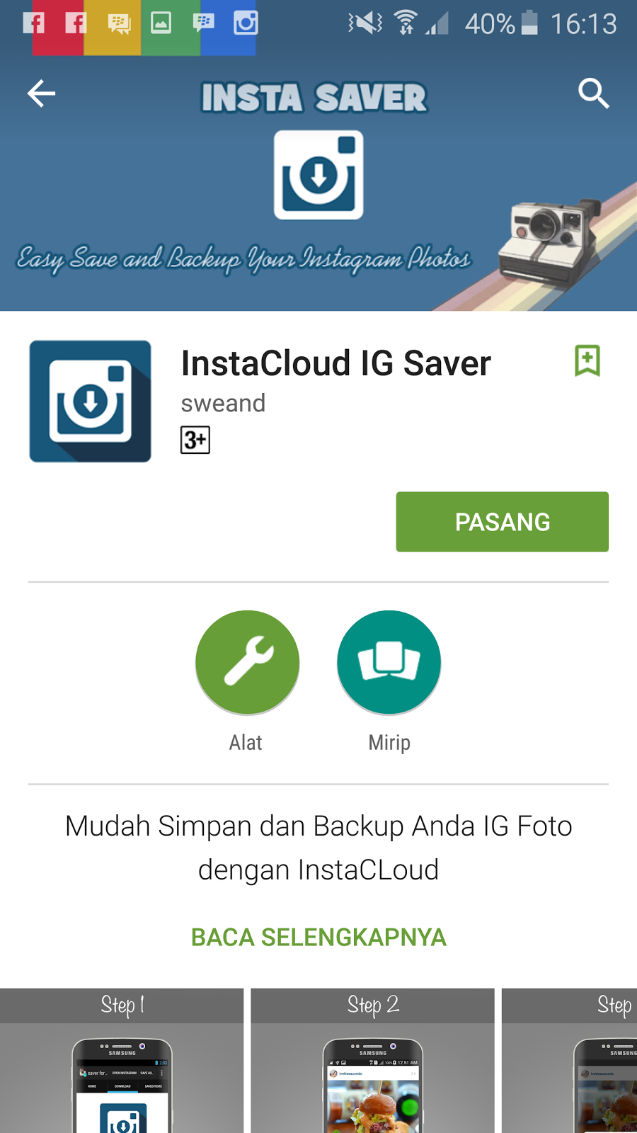 Cara Menyimpan Atau Download Foto Instagram Ke Android Mas Yadi