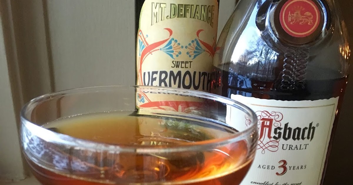 The Jolly Bartender Brandy Vermouth Cocktail