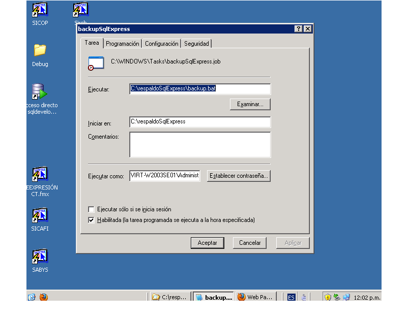 Cualquier Cosa Respaldo Sqlserver En Windows 2003 Cualquier cosa respaldo sqlserver en windows 2003