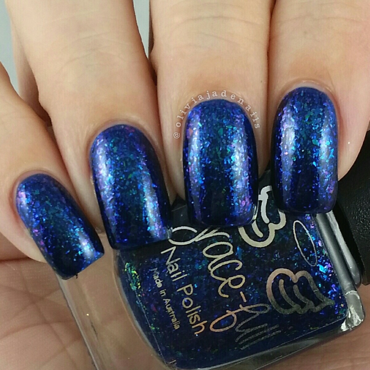 Grace-full Nail Polish Michel's Underwear swatched by Olivia Jade Nails