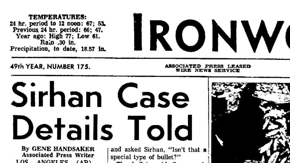 Ironwood Daily Globe