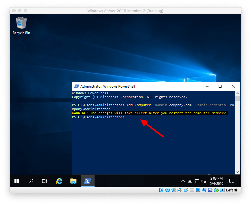 Joining a Windows 10 Computer or Windows Server 2019 Server To an