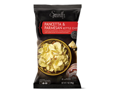The Budget Reviews Specially Selected Pancetta Parmesan Kettle Chips Aldi
