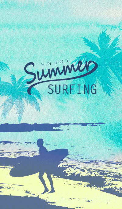 Summer enjoy surfing World Premium