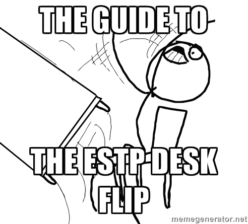 Ender Chan S Thoughts The Estp Desk Flip