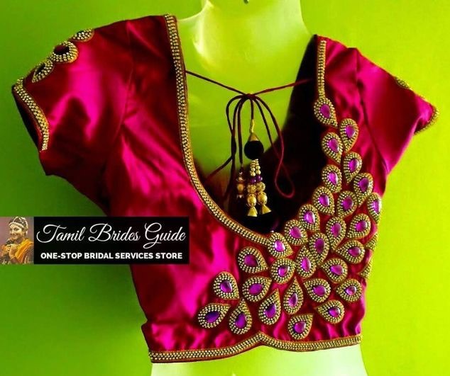 Latest One Side Work Blouse Designs
