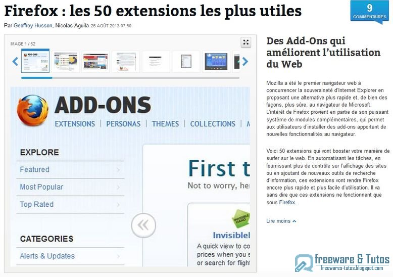 Firefox les 50 extensions incontournables