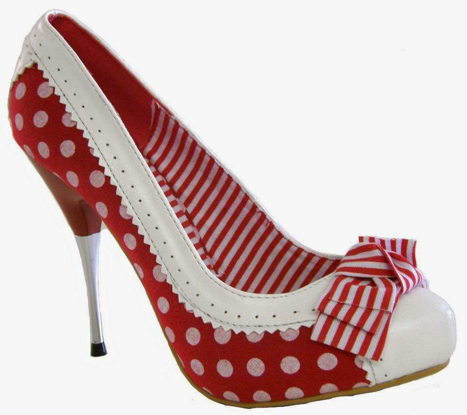 Handbags Dresses Shoes: How to dress in Polka dot heels