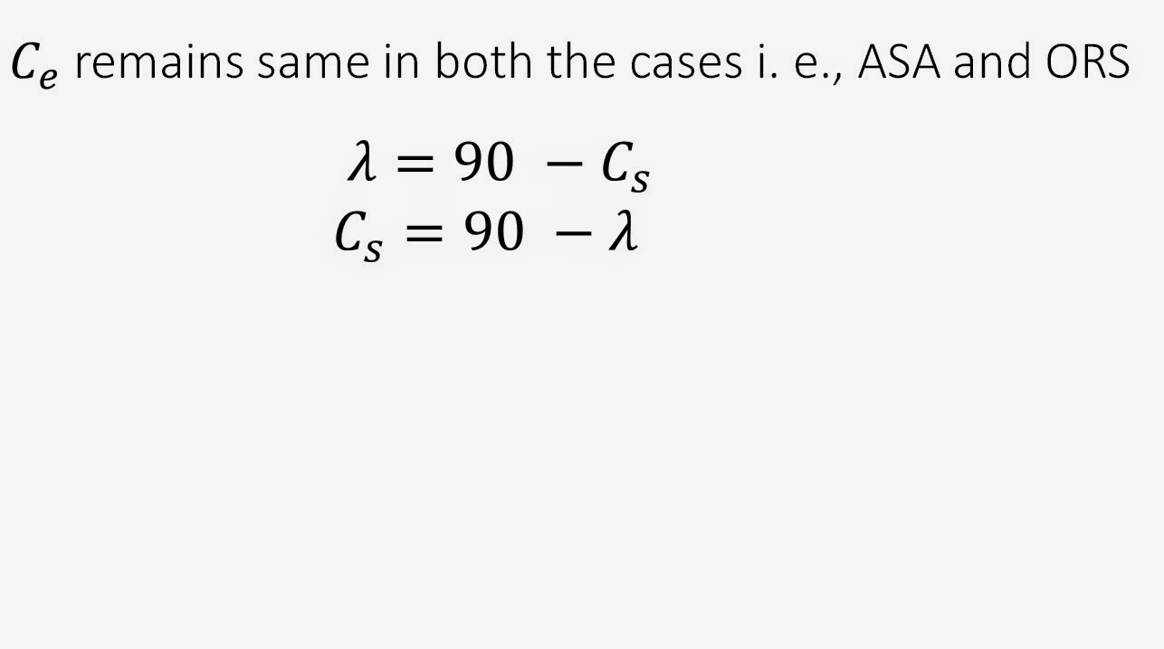 manufacturingprocesses Angles Conversion from ASA to ORS