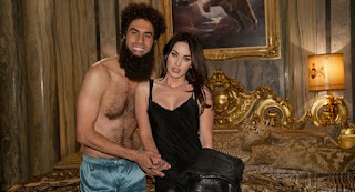 Megan Fox and Sacha Baron Cohen in 'The Dictator'