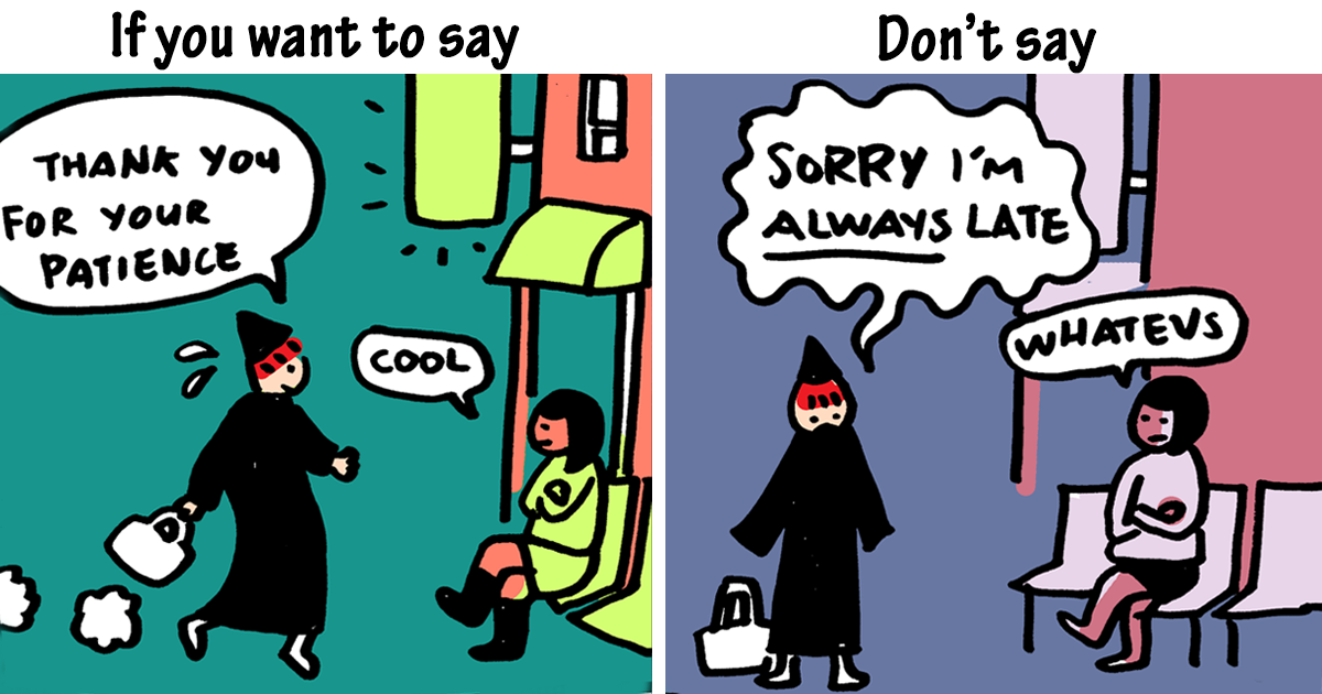 Amazing Comic Depicts The Importance Of Saying 'Thank You' Instead Of 'Sorry'