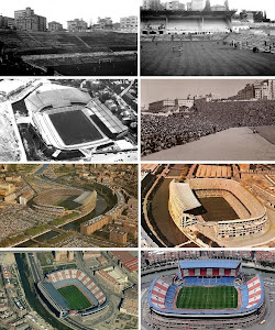 ** Estadios históricos del Club Atlético de Madrid