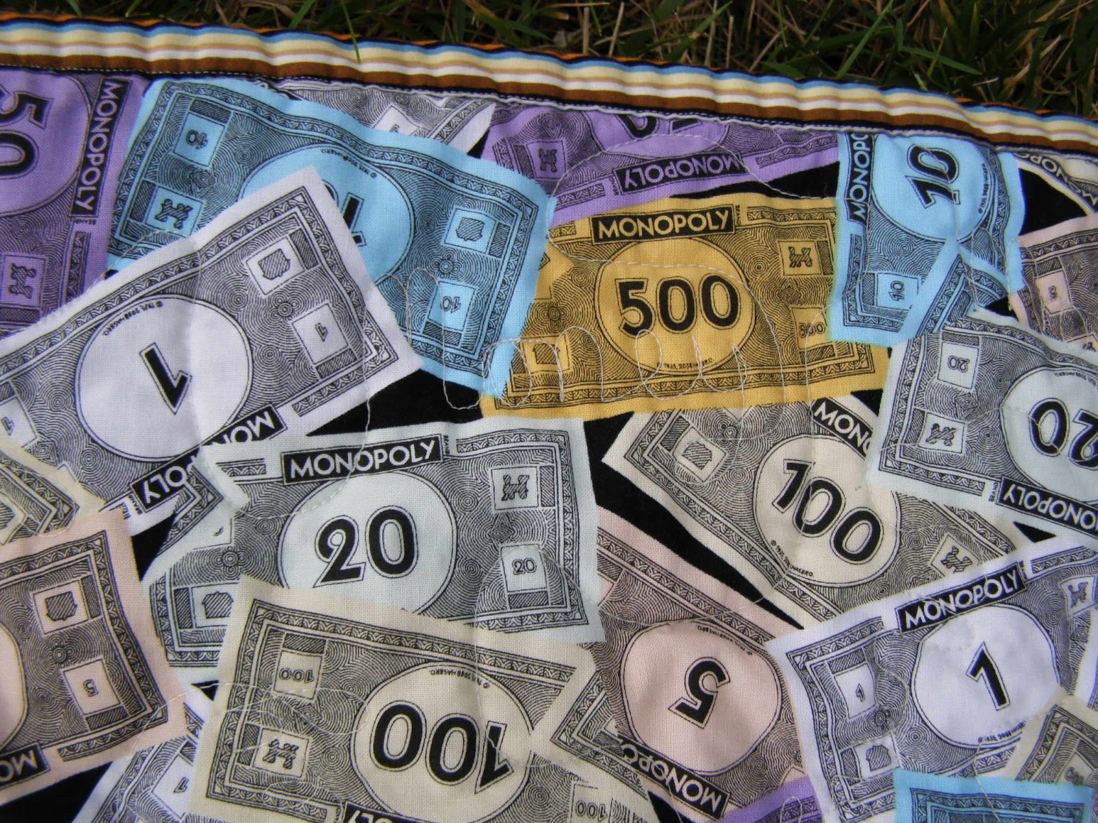 Sarcastic Quilter Monopoly Quilt complete