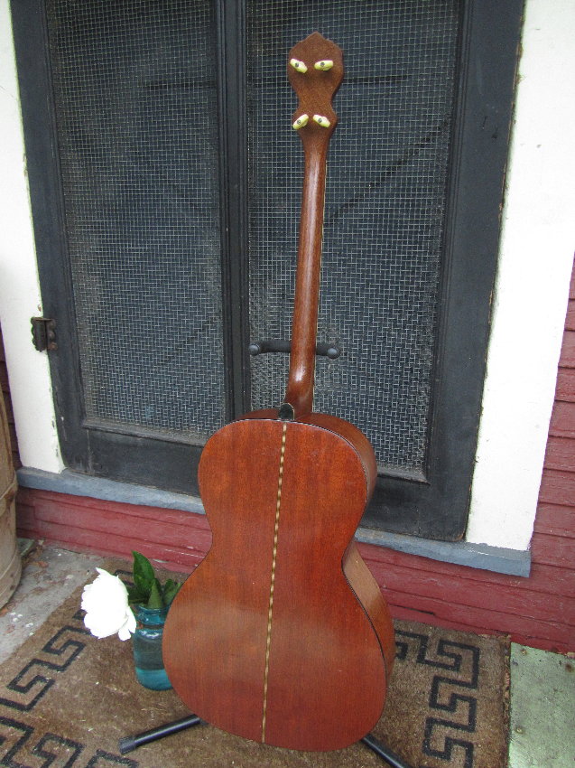 c.1930 Harmony Airplane Bridge Tenor Guitar