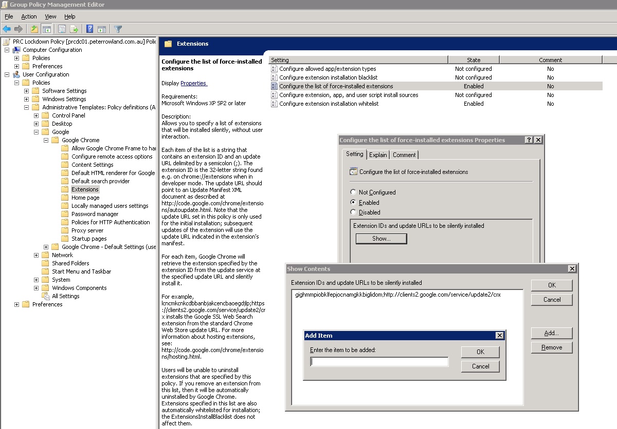 Official Knezev Blog How To Install Google Chrome Extensions via ADM