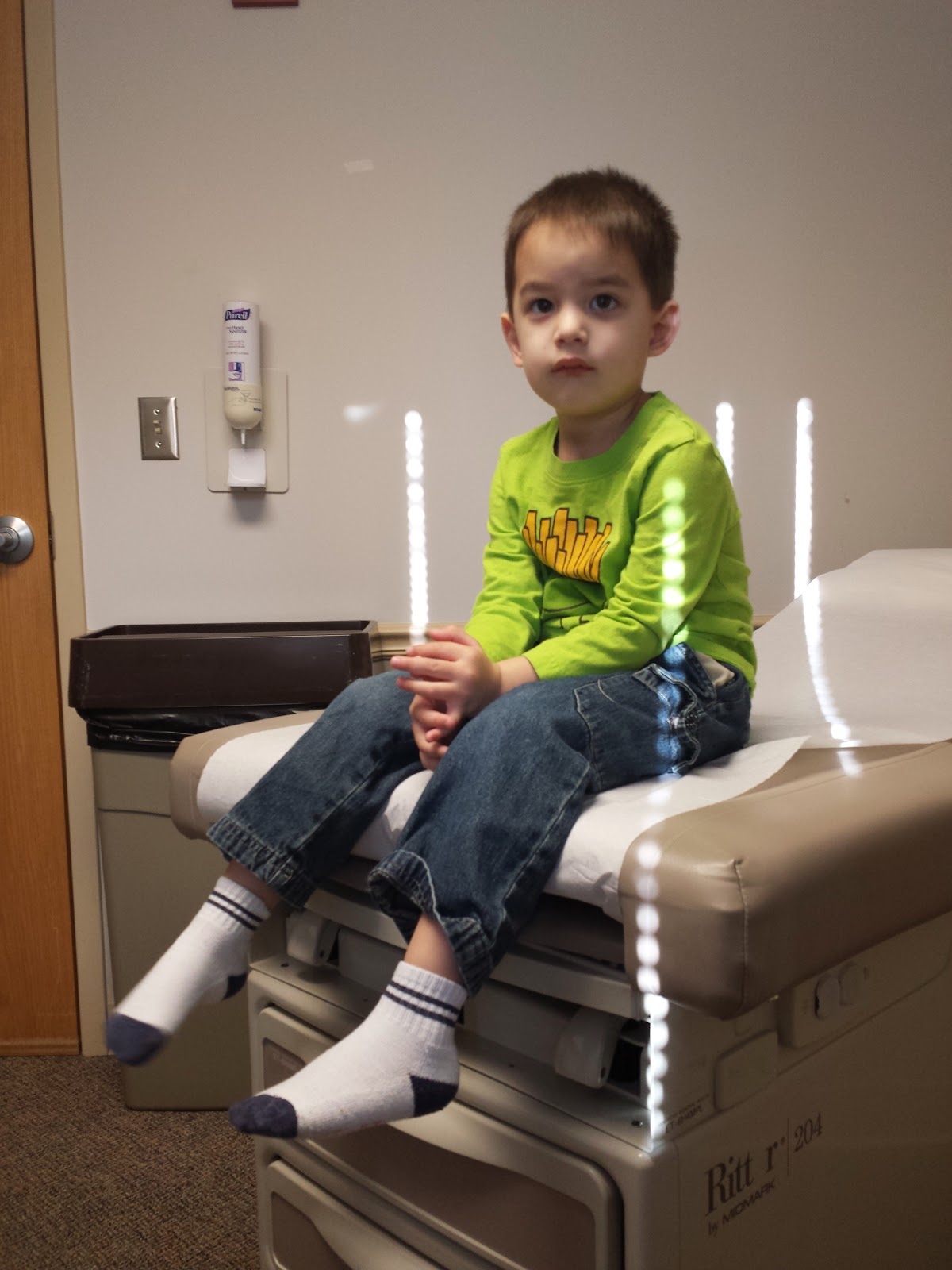 Huang Family Nolan's 3 year old check up