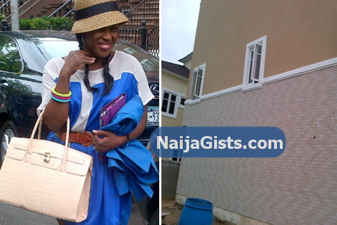 uche jombo new house photo