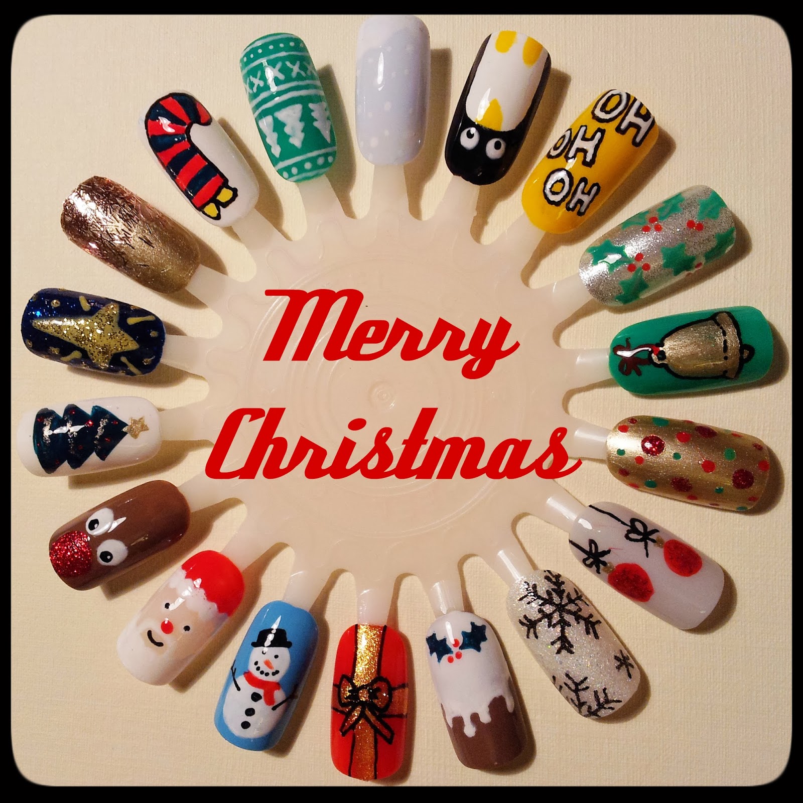 Dahlia Nails: Christmas Nail Wheel